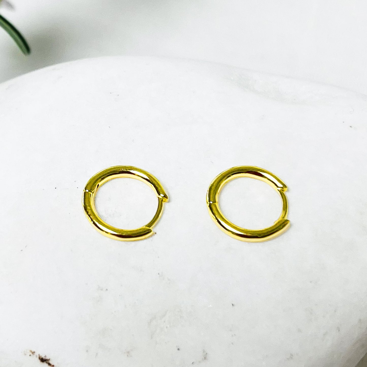 Aros Argollitas Gold 11mm