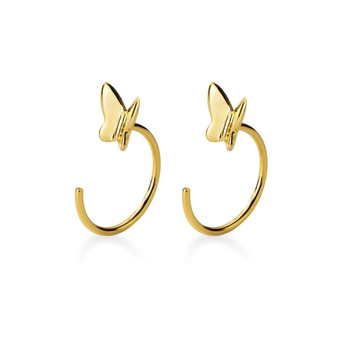 Argollas Mariposa Gold
