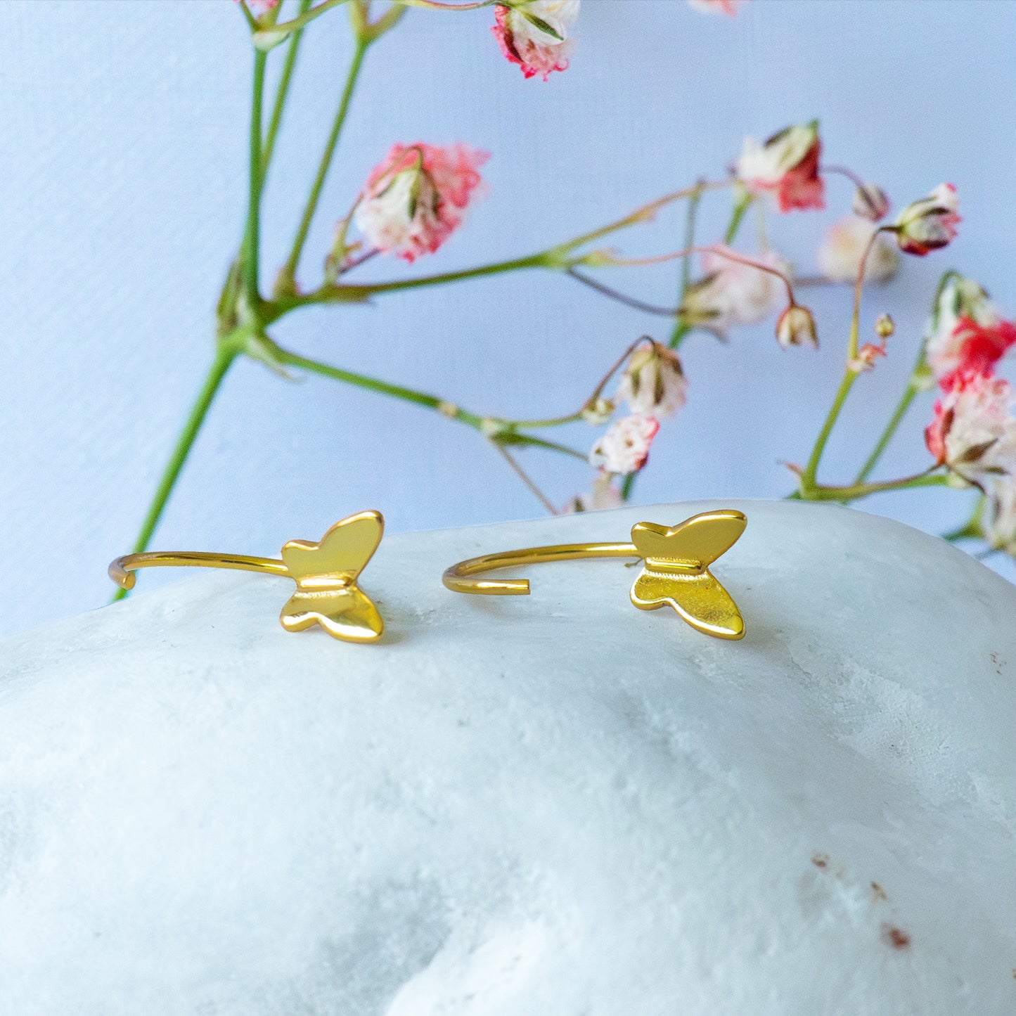 Argollas Mariposa Gold