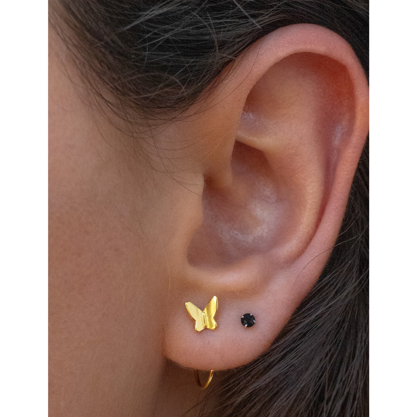 Argollas Mariposa Gold