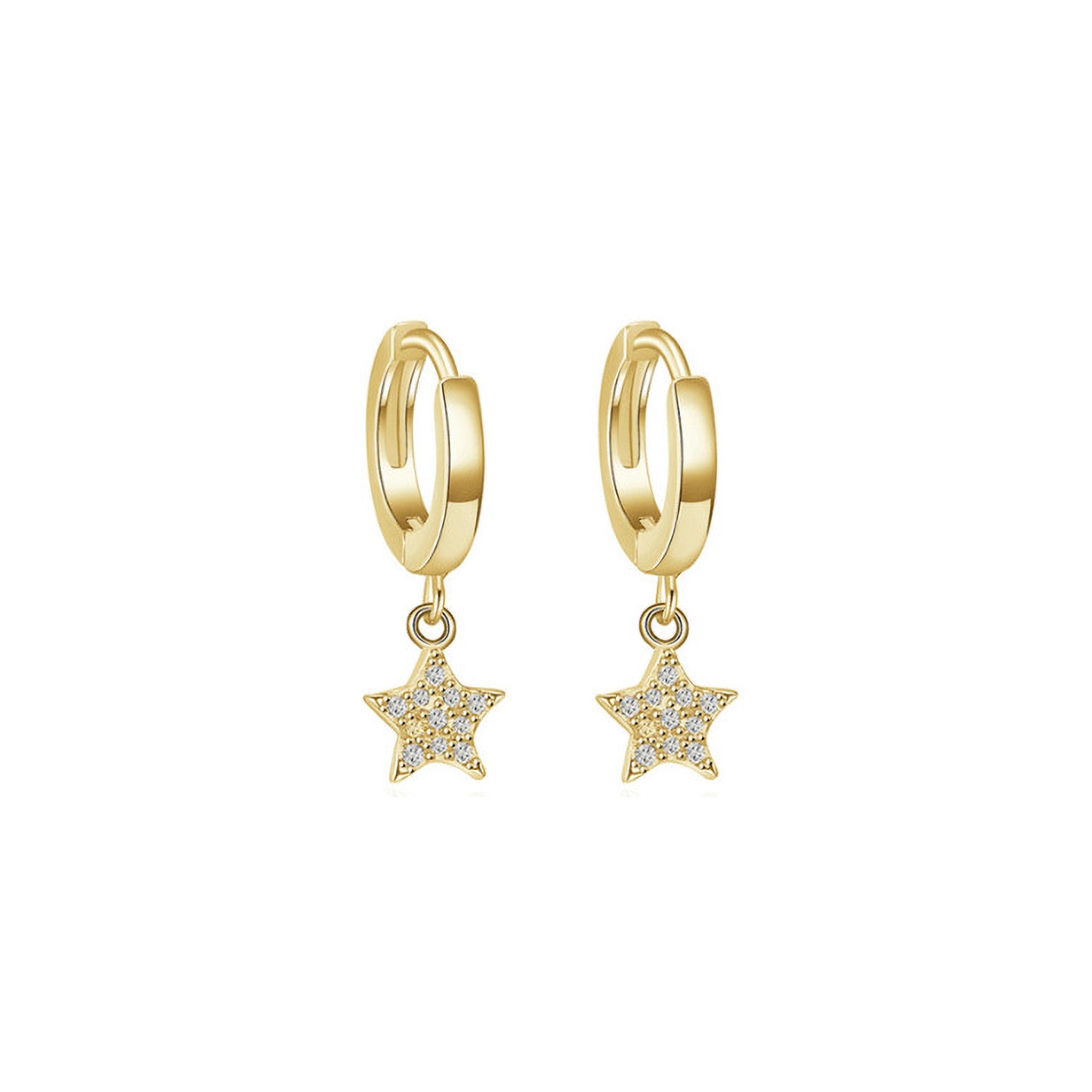 Argolla Estrellas con Circones Gold