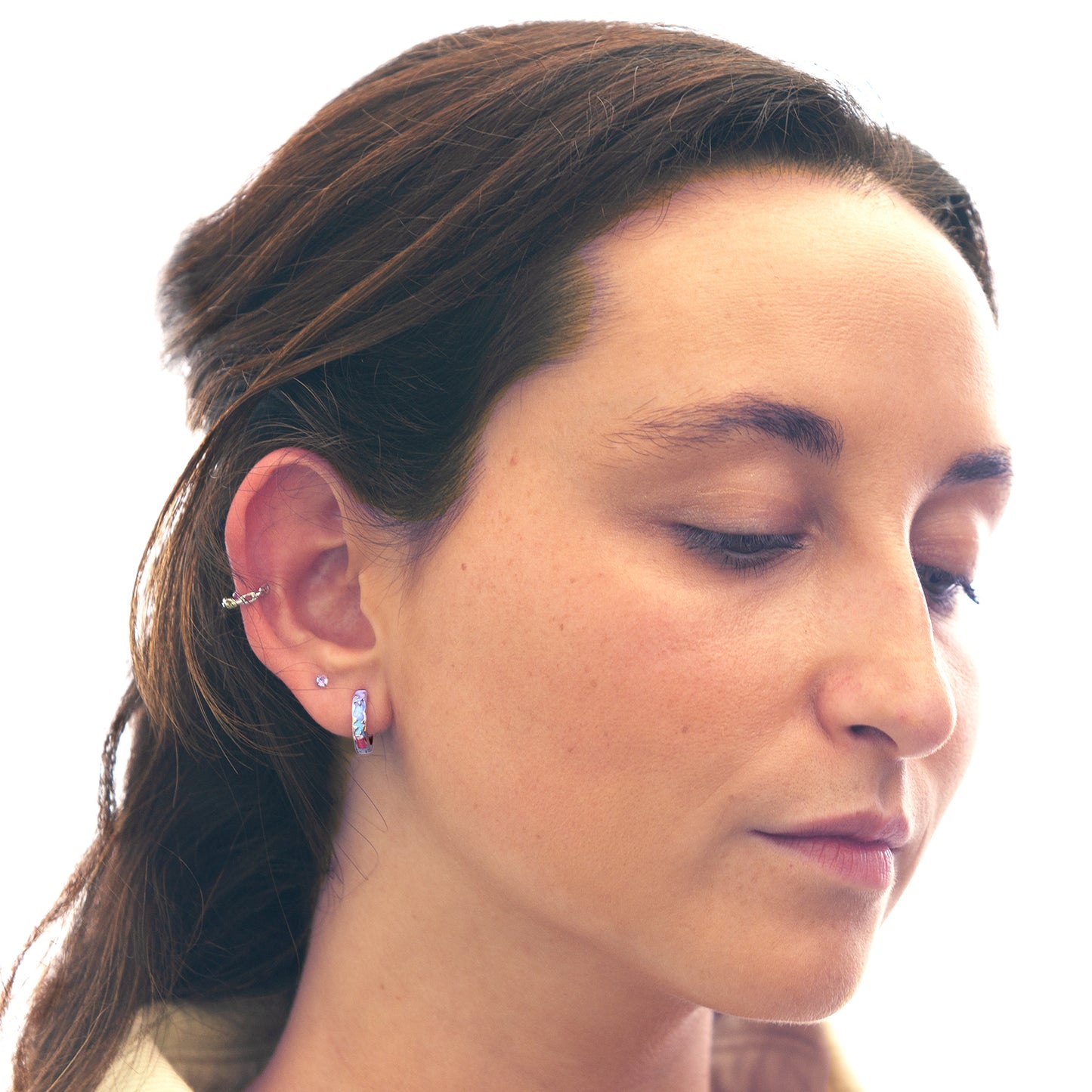Earcuff Cadenita Silver