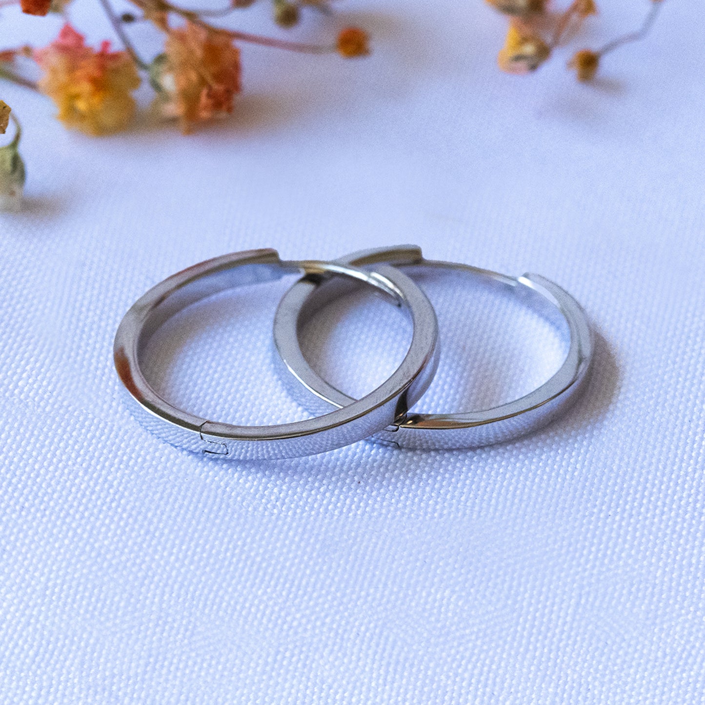 Argollas Lisas Silver 23mm