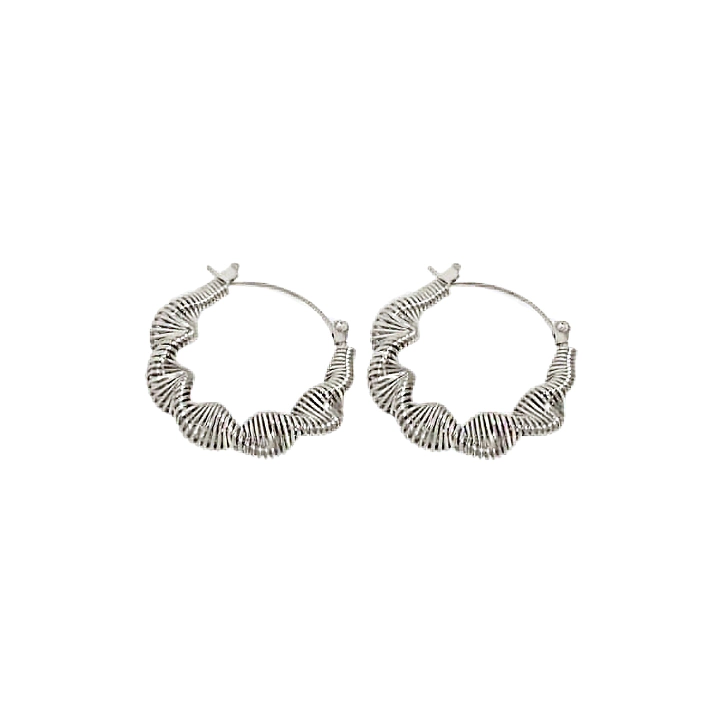 Argollas Enroscada Silver