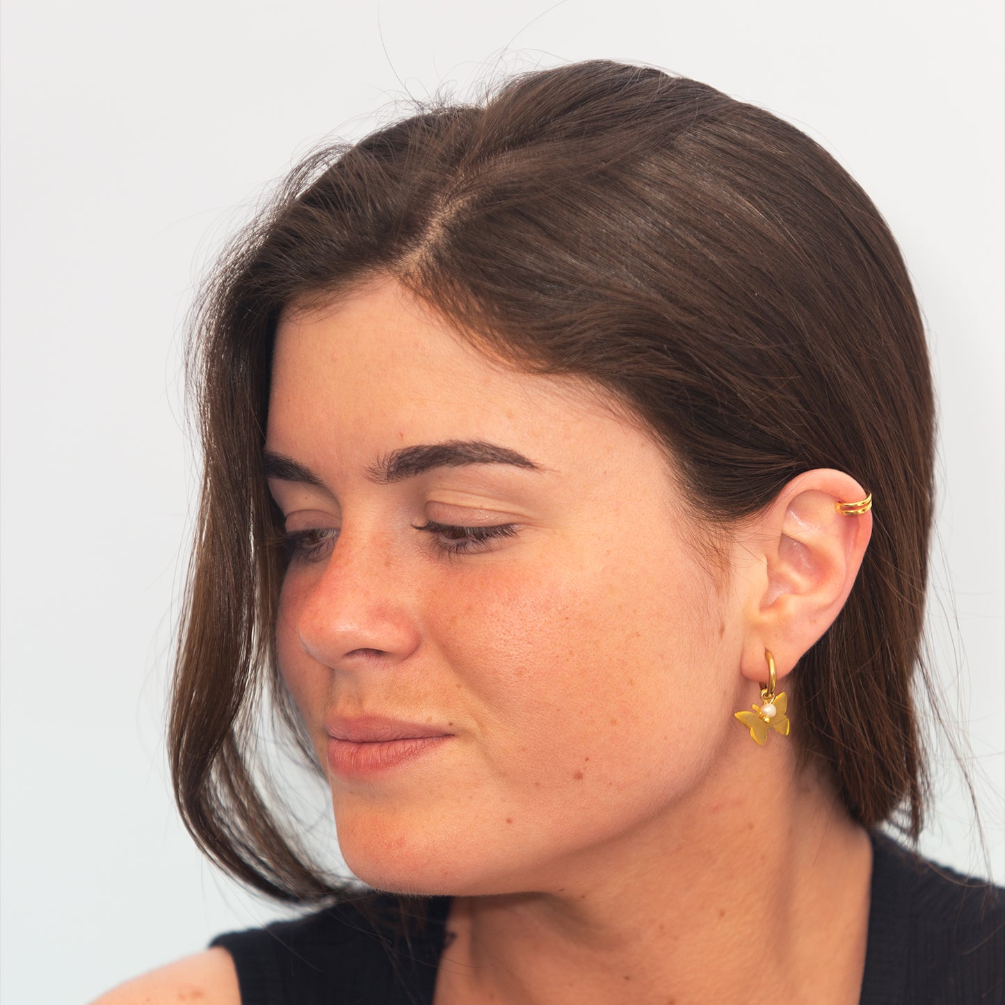 Earcuff Gold Doble