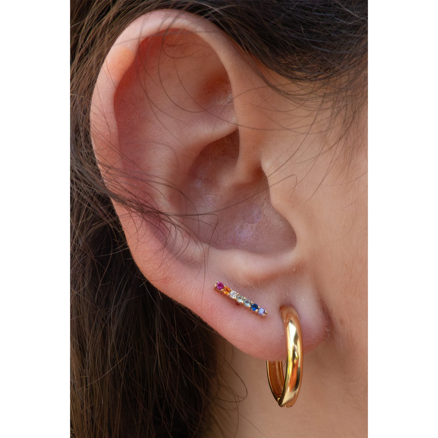 Argollas Clasic Gold 20mm