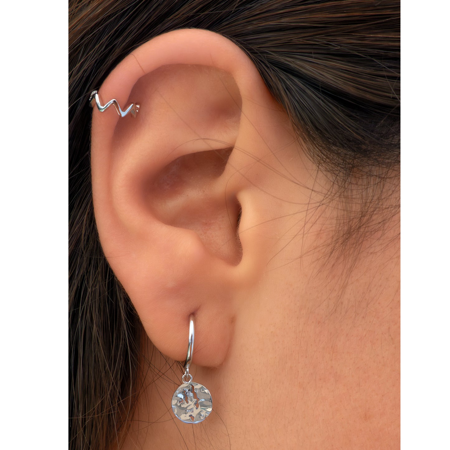 Earcuff Zig Zag Silver