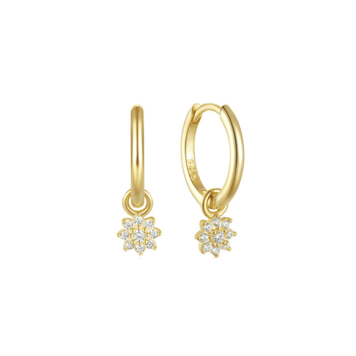 Argollas Flor de Circones