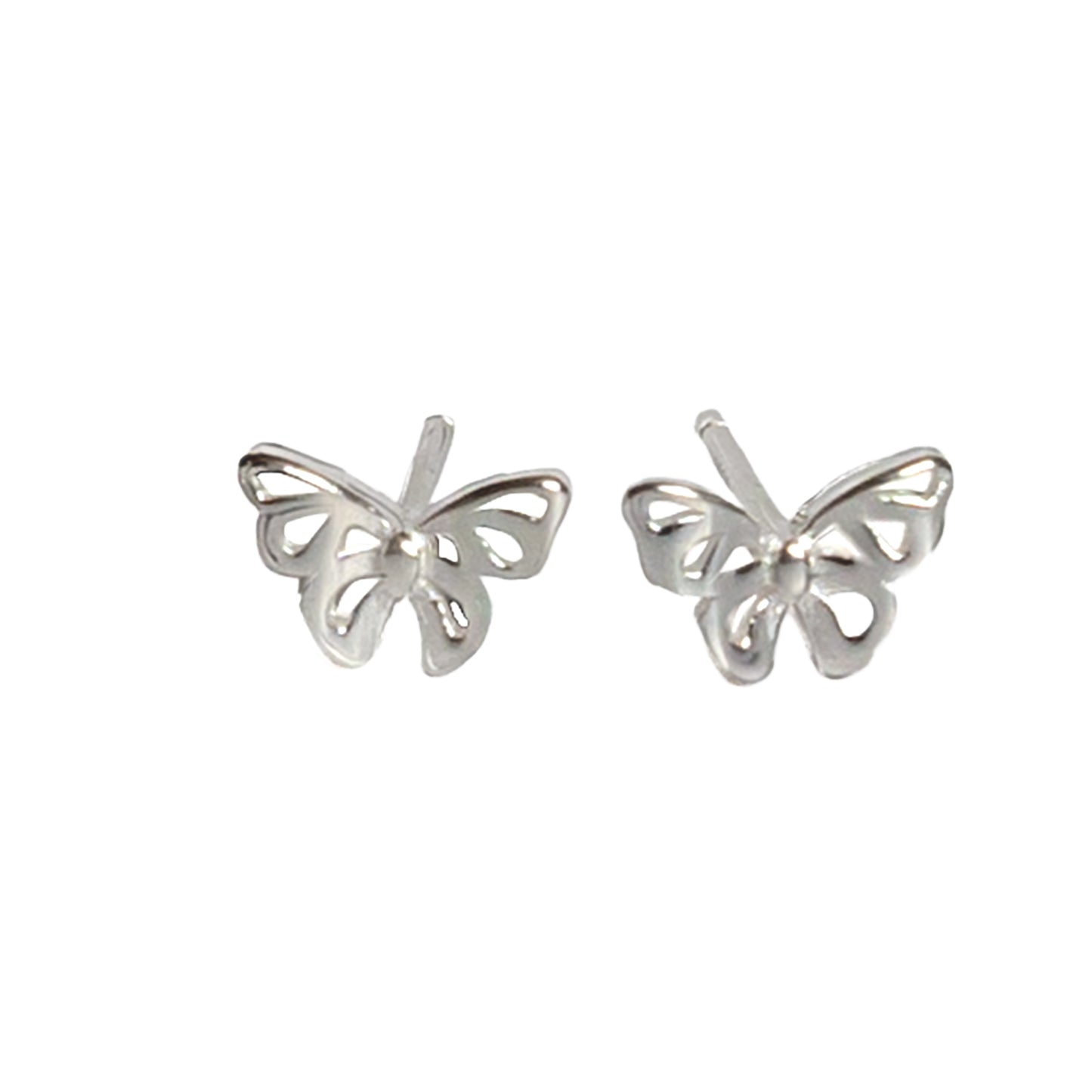 Aros Maripositas Plata
