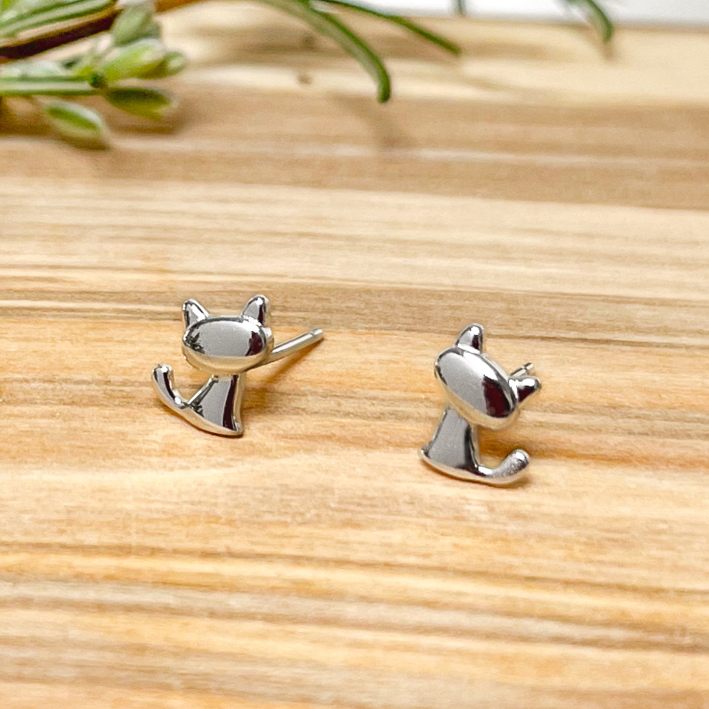 Aros Gatitos Silver