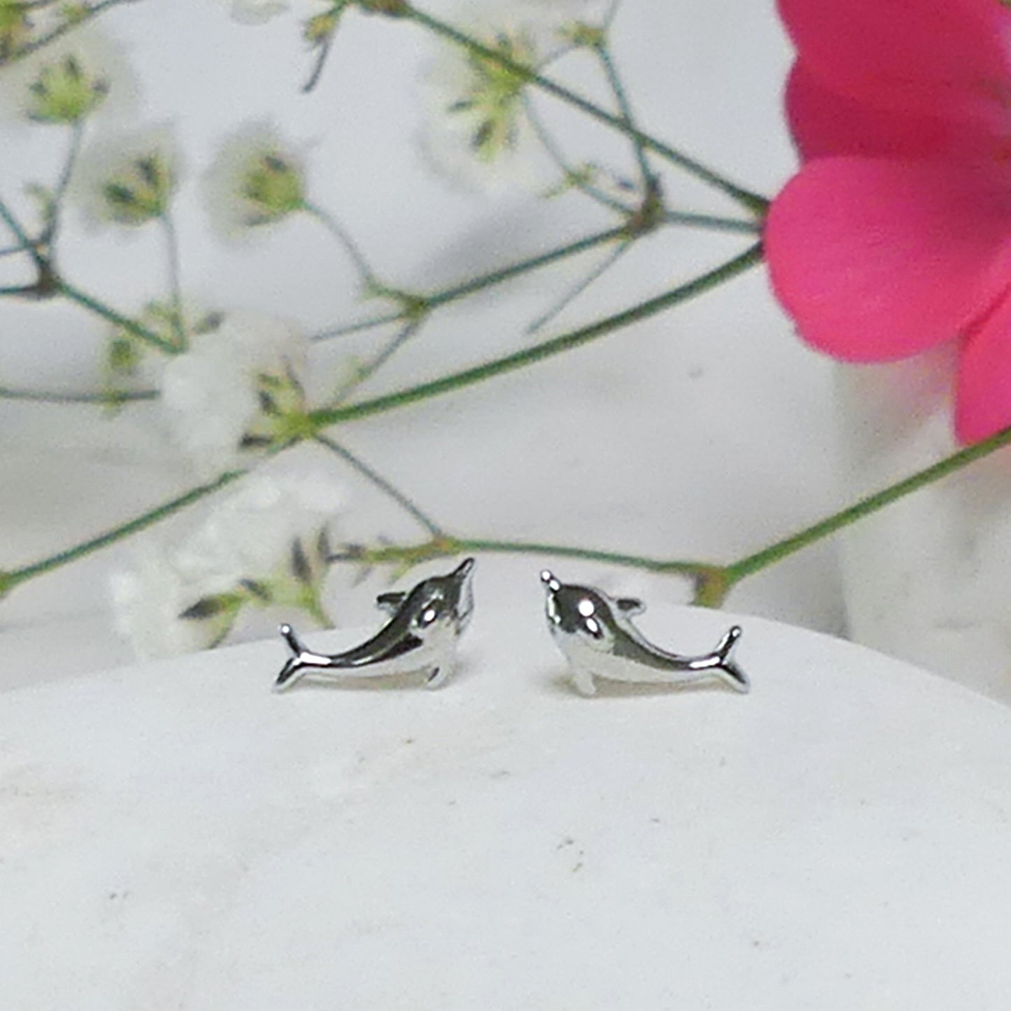Aros Delfines Silver