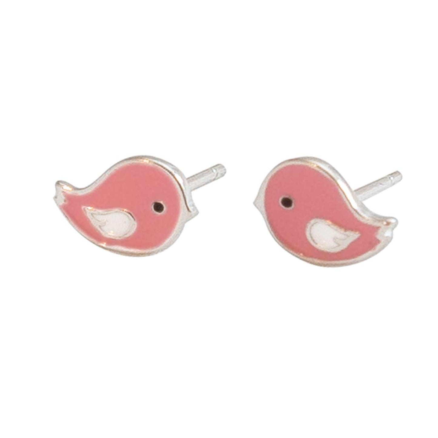 Aros Pajaritos Rosados