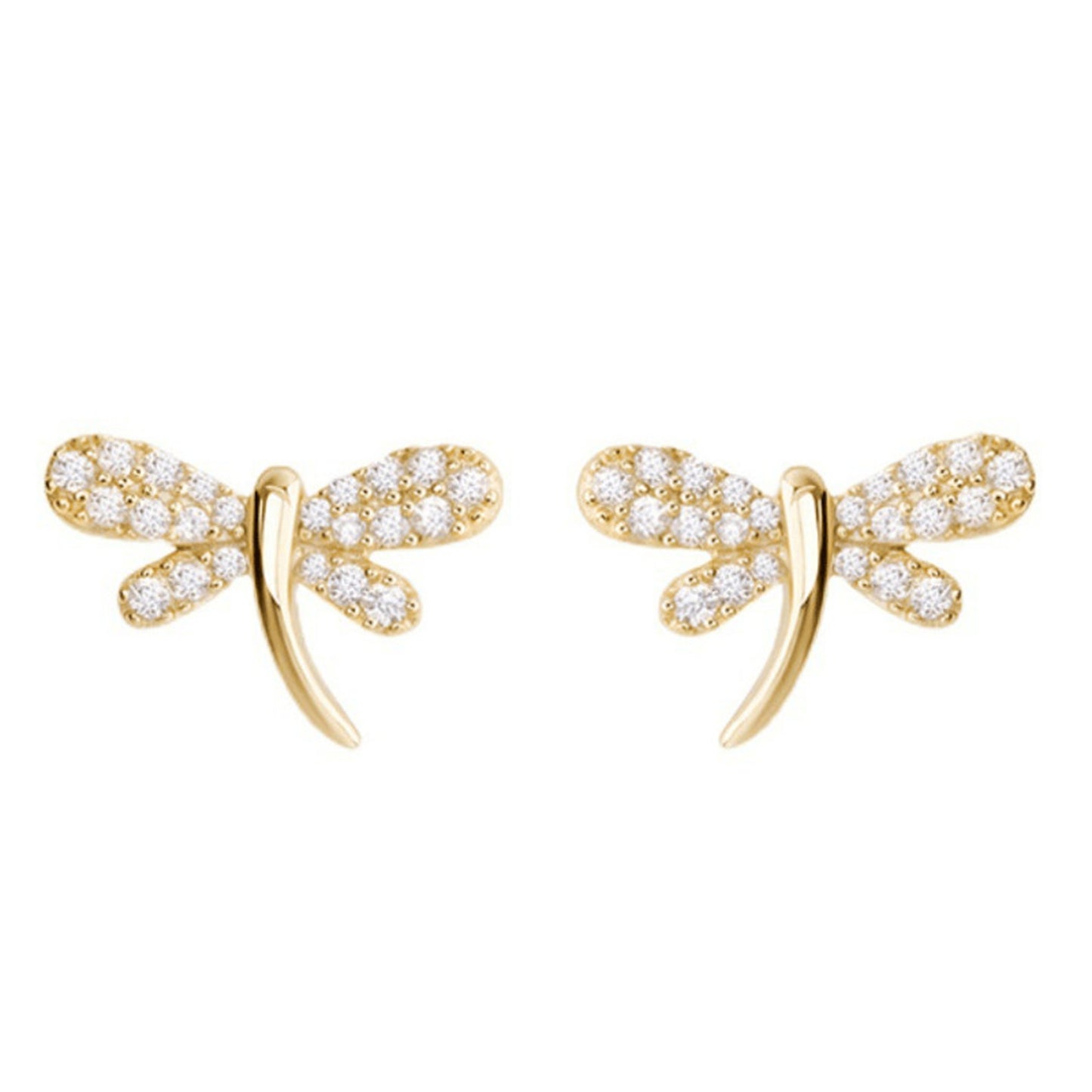 Aros Libélulas Gold