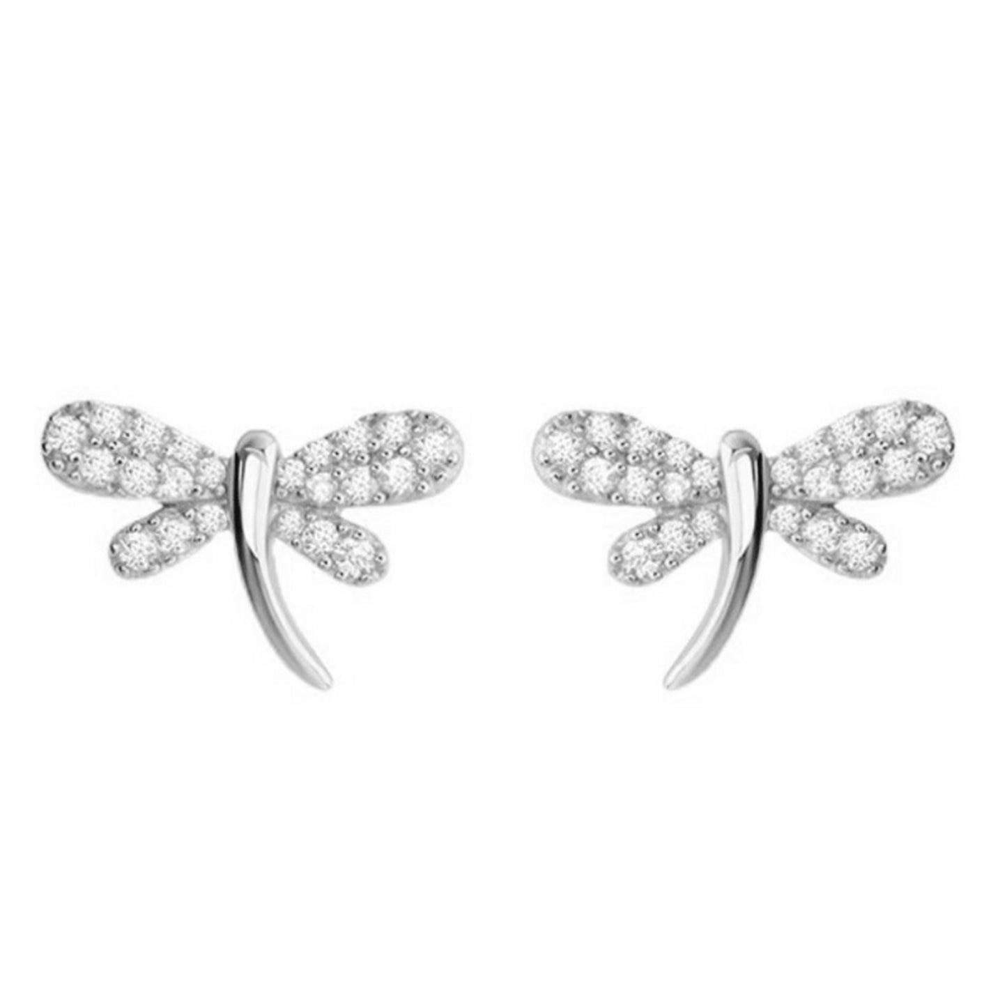 Aros Libélulas Silver