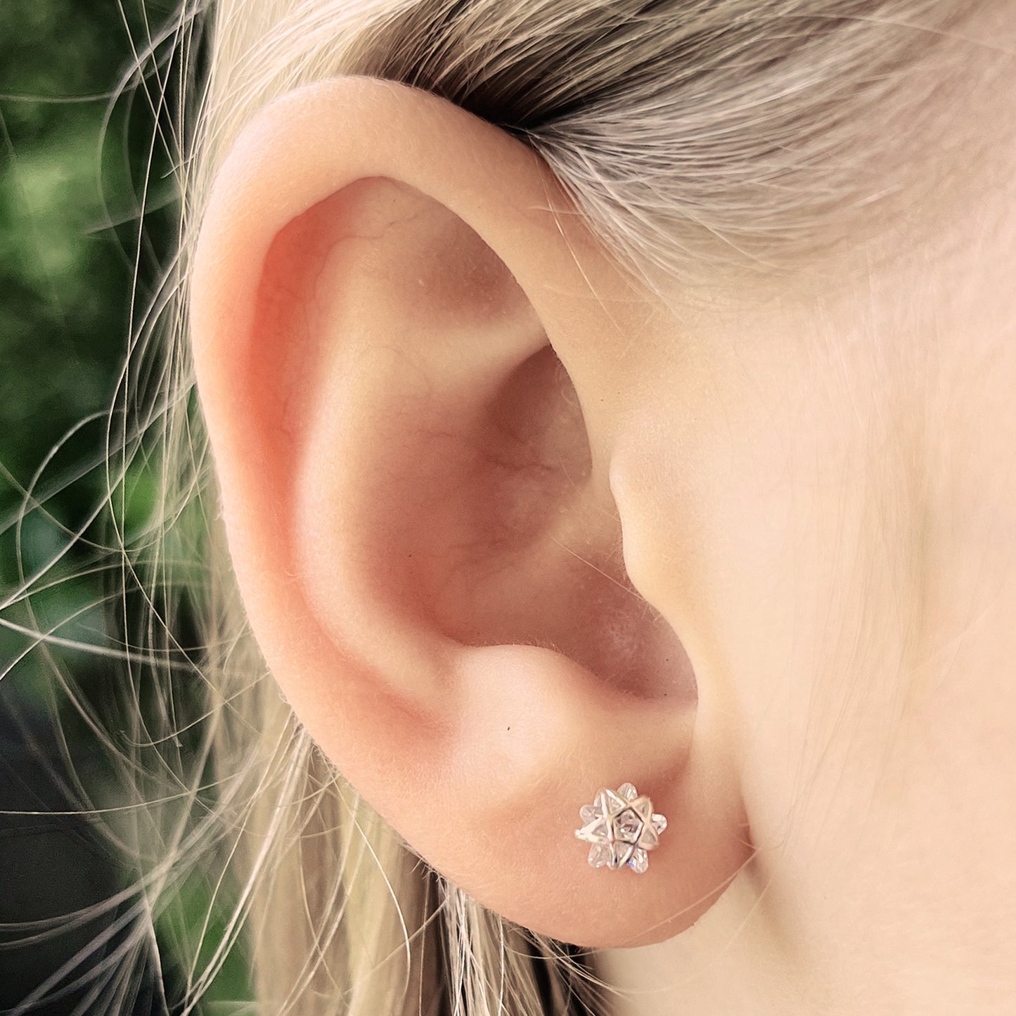 Aros Estrellas Cristal