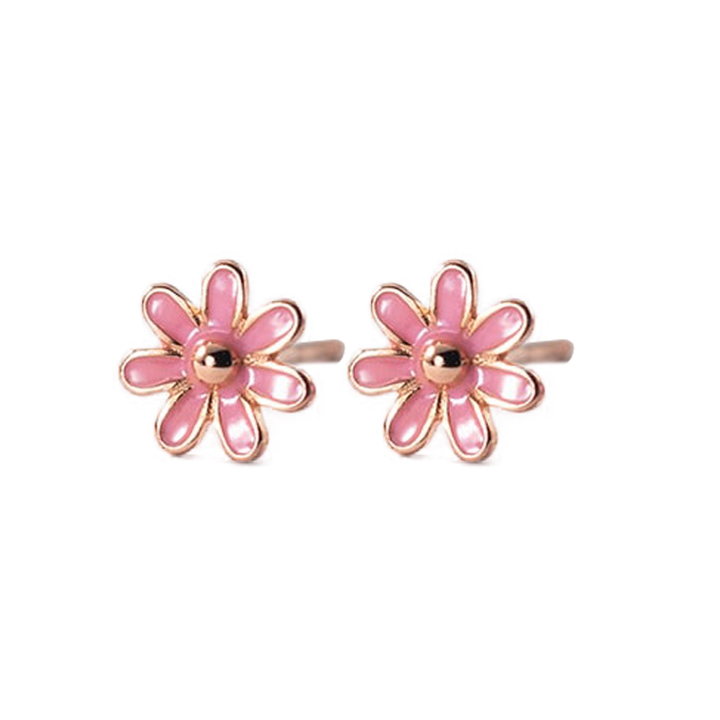 Aros Margarita Rosa Oscuro