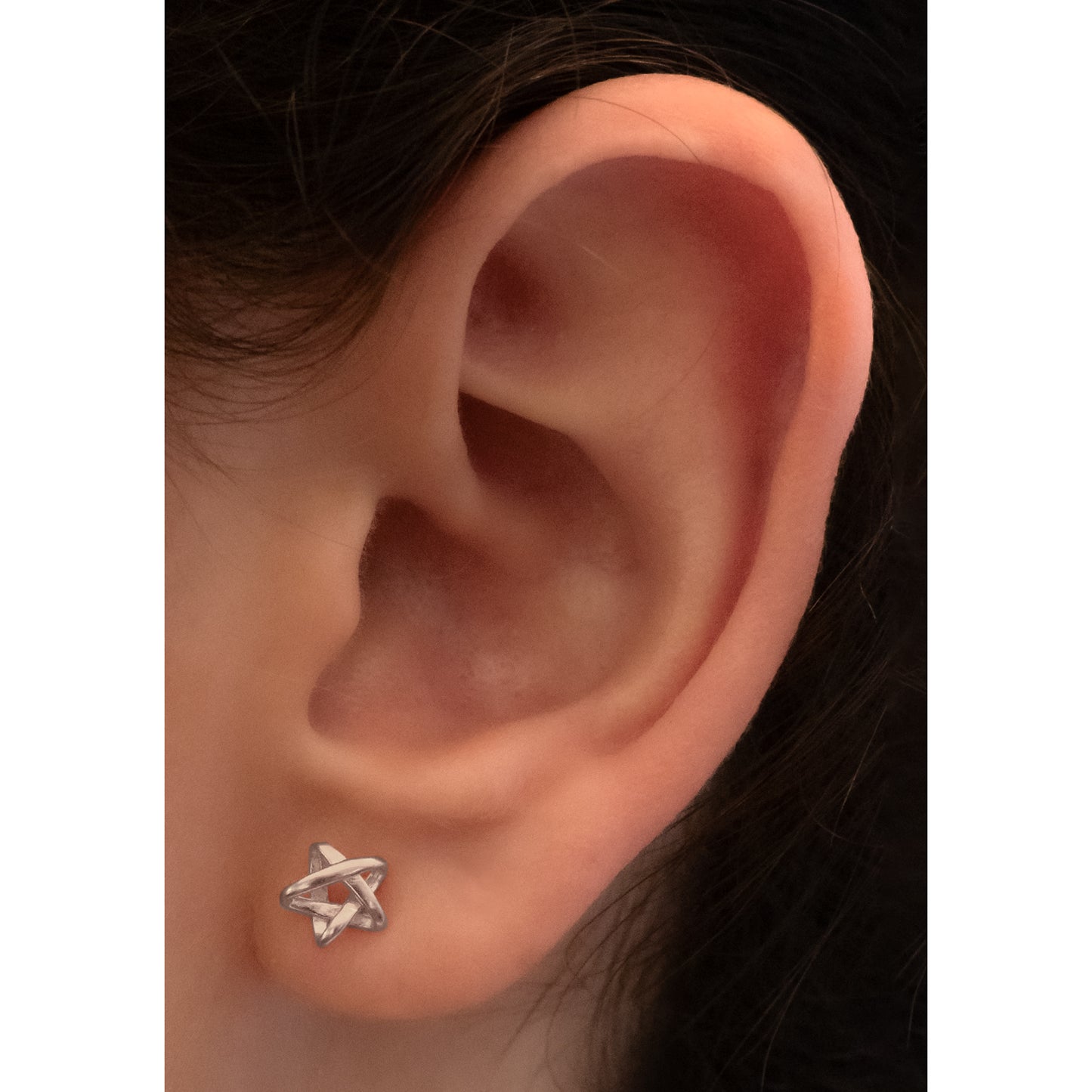 Aros Estrella Fugaz Silver
