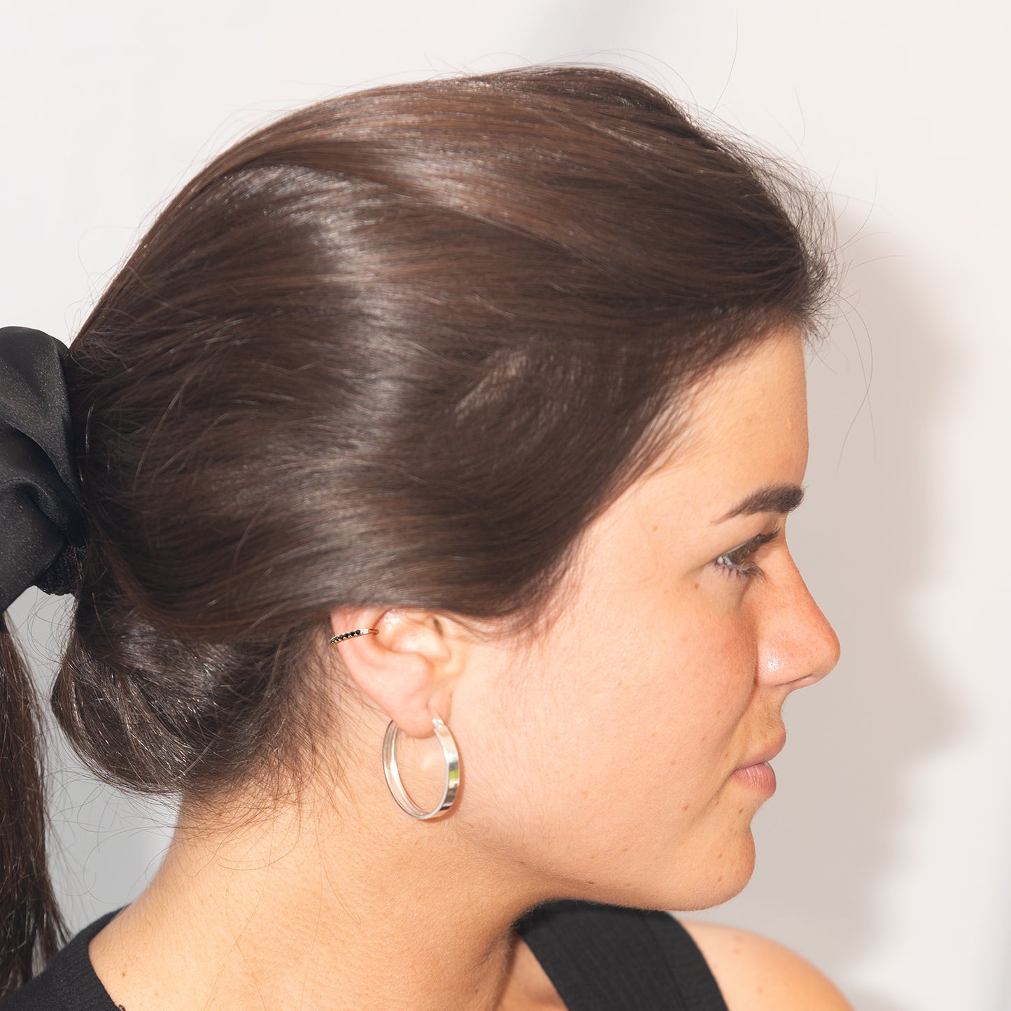 Earcuff Circón Negro
