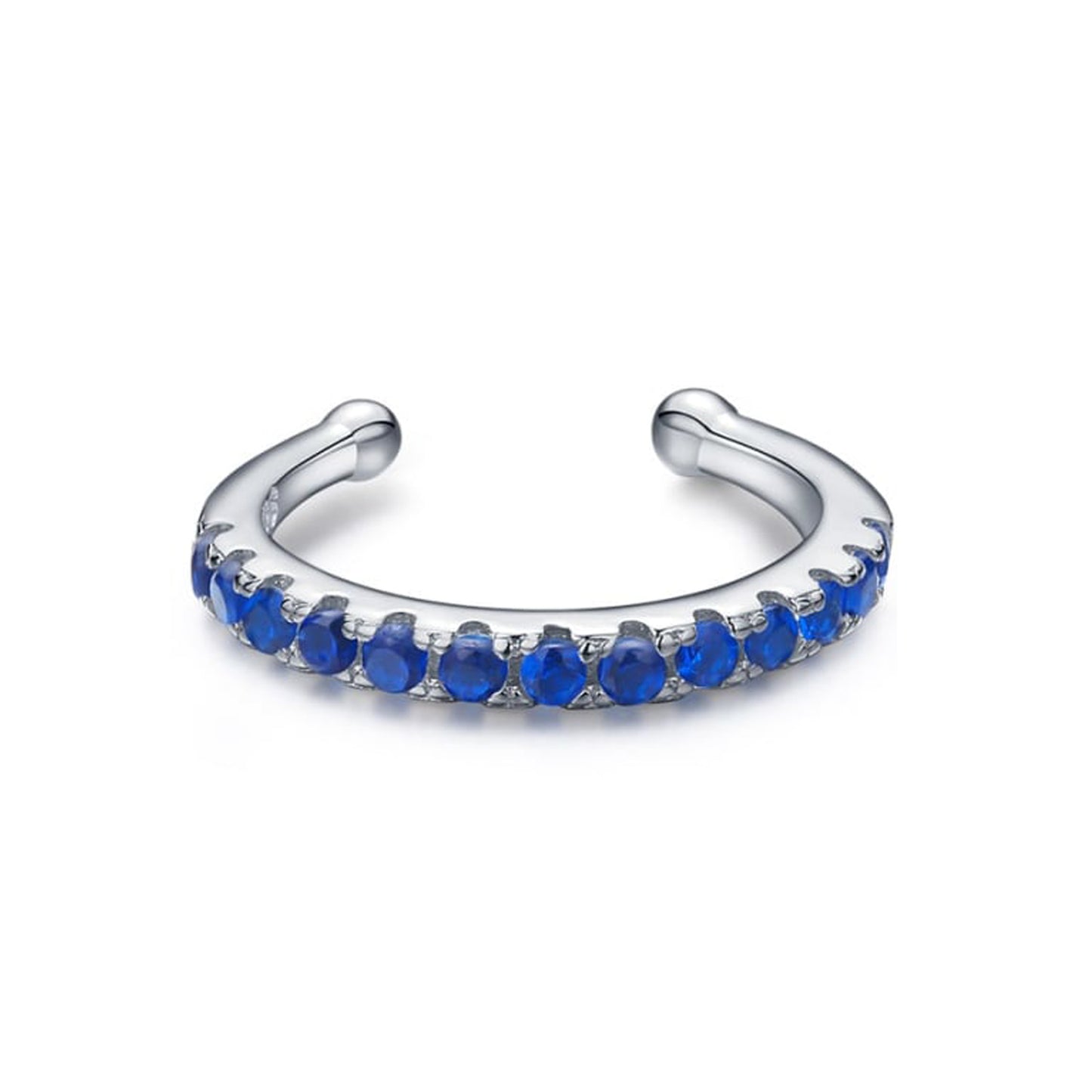 Earcuff Circón Azul