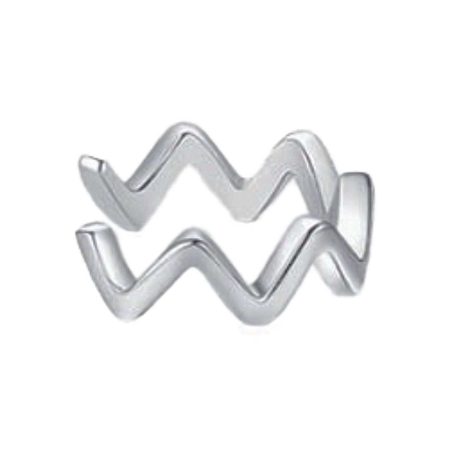 Earcuff Zig Zag Silver
