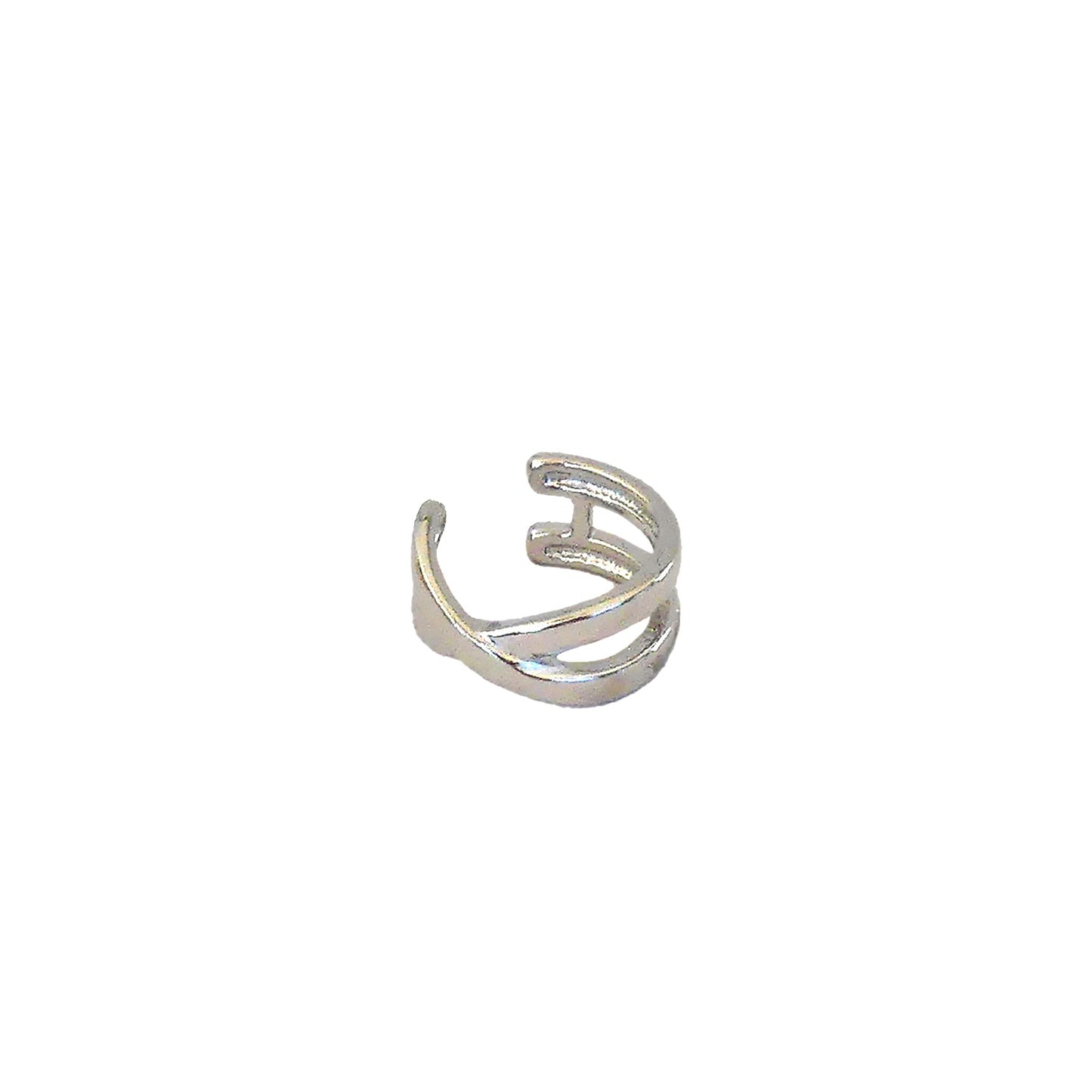 Earcuff Silver Cruzado