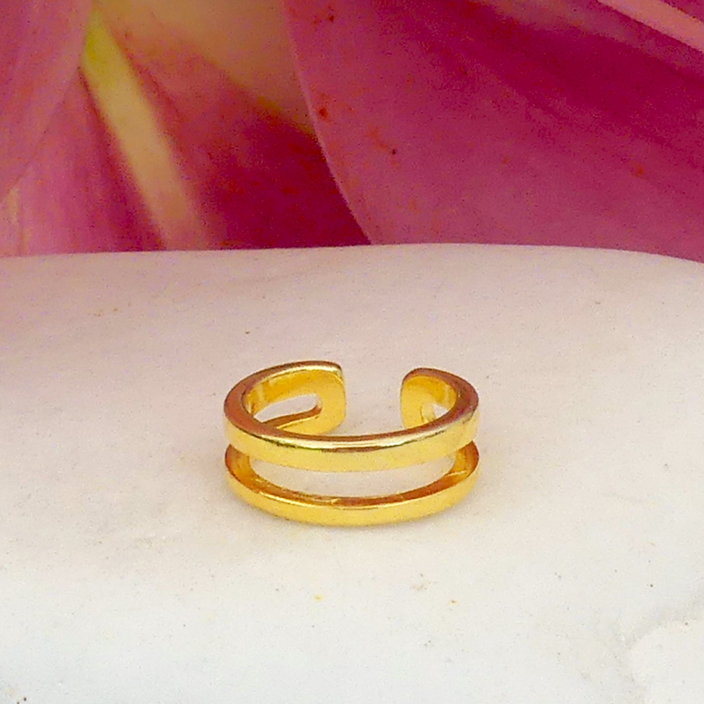 Earcuff Gold Doble