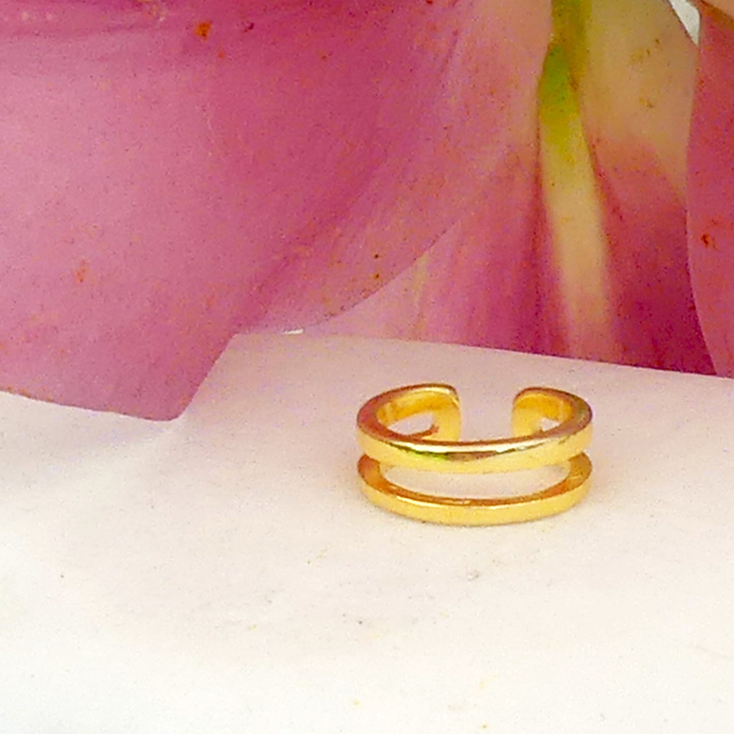 Earcuff Gold Doble