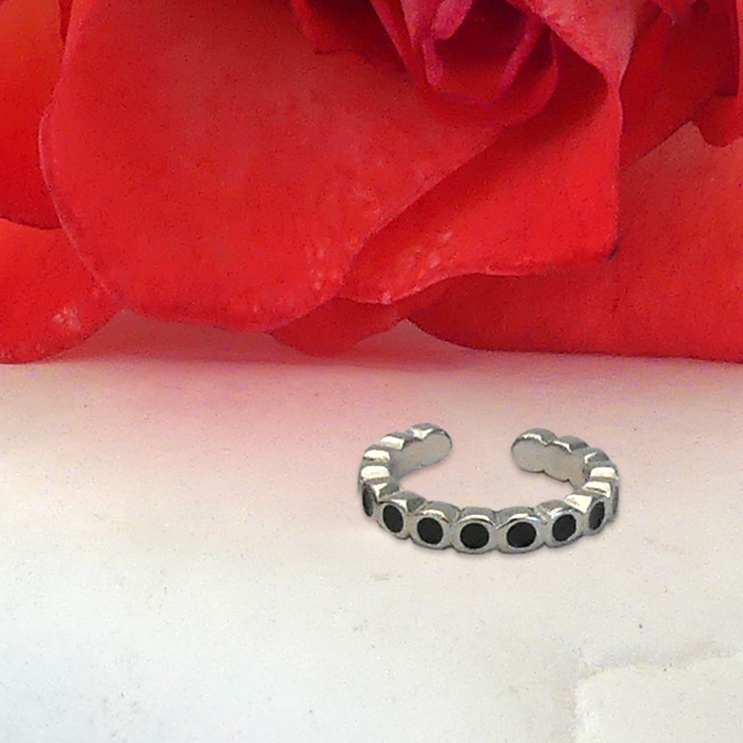 Earcuff Silver Negro