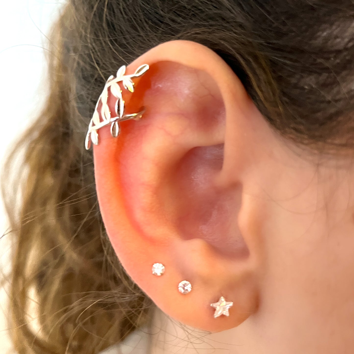 Earcuff Hojas