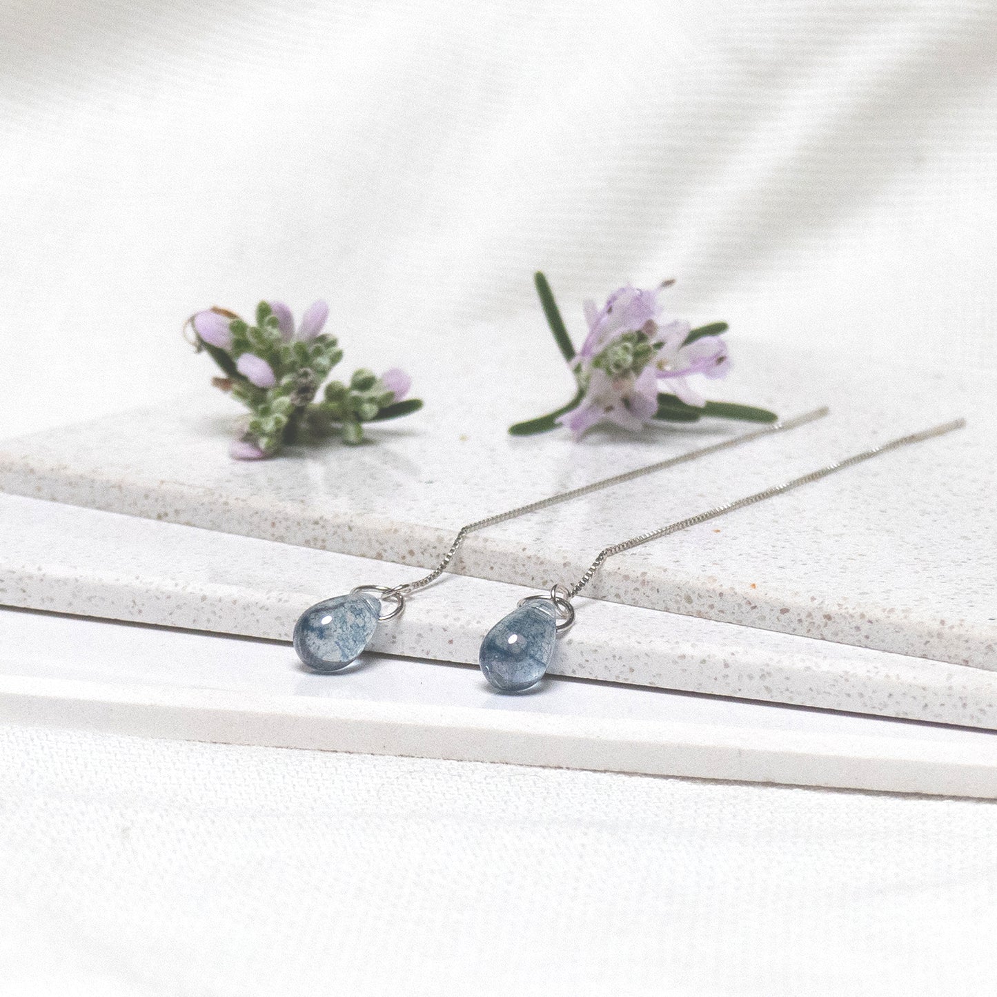 Aros Gota Azulina