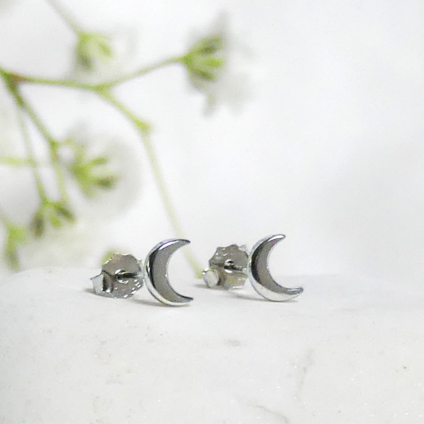 Aros Lunitas Silver