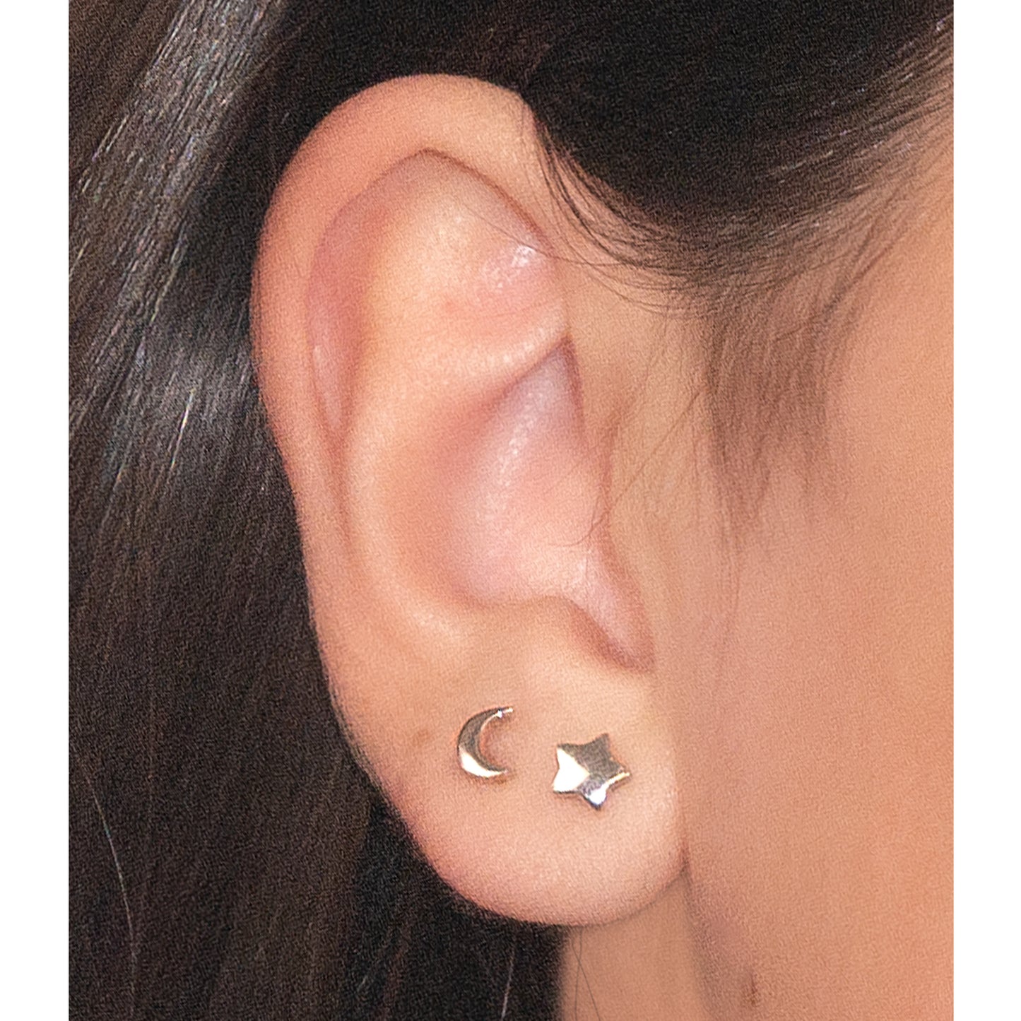 Aros Lunitas Silver