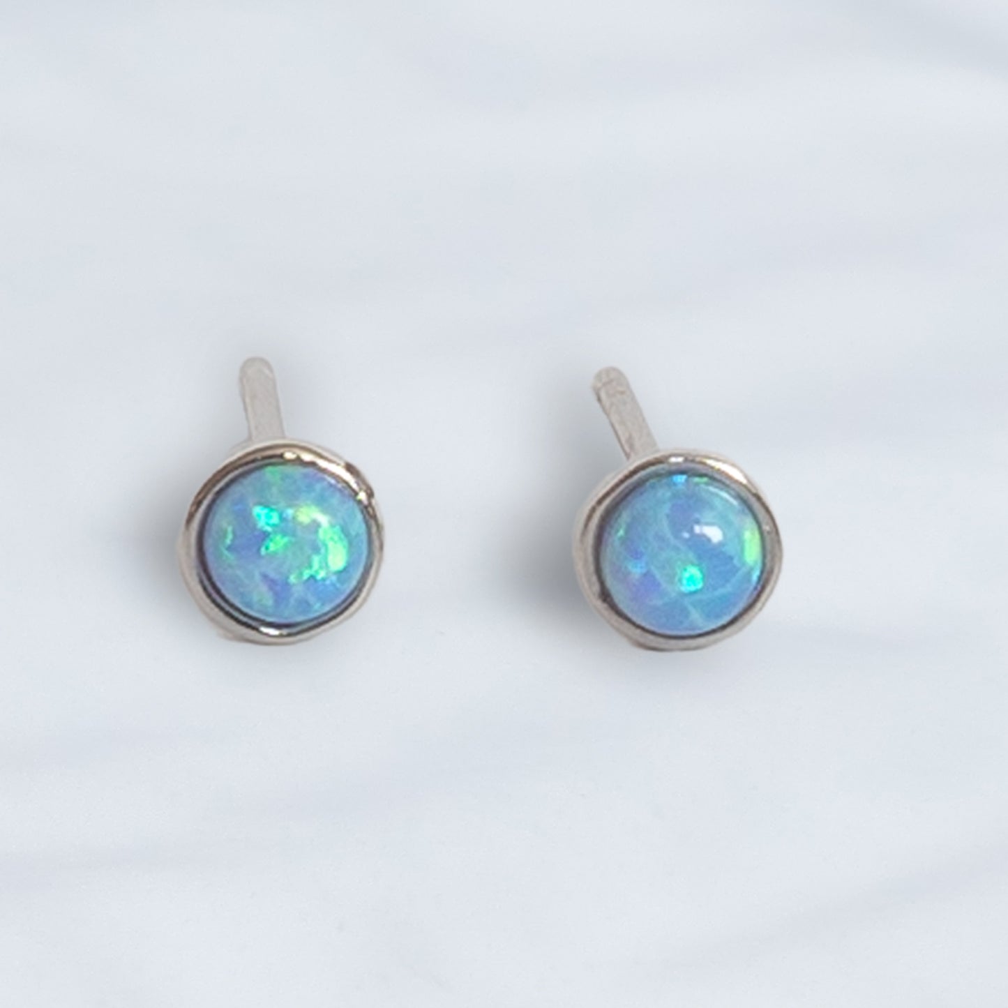 Aros Puntitos Azules