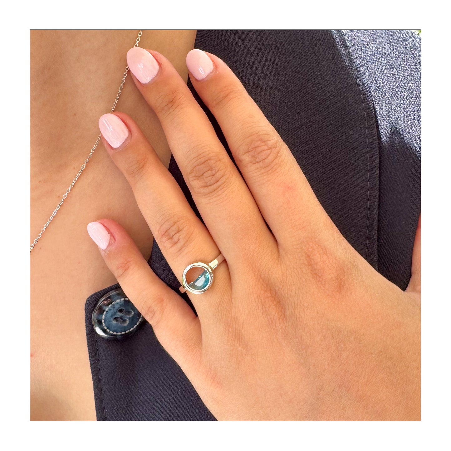 Anillo Cristal Blue