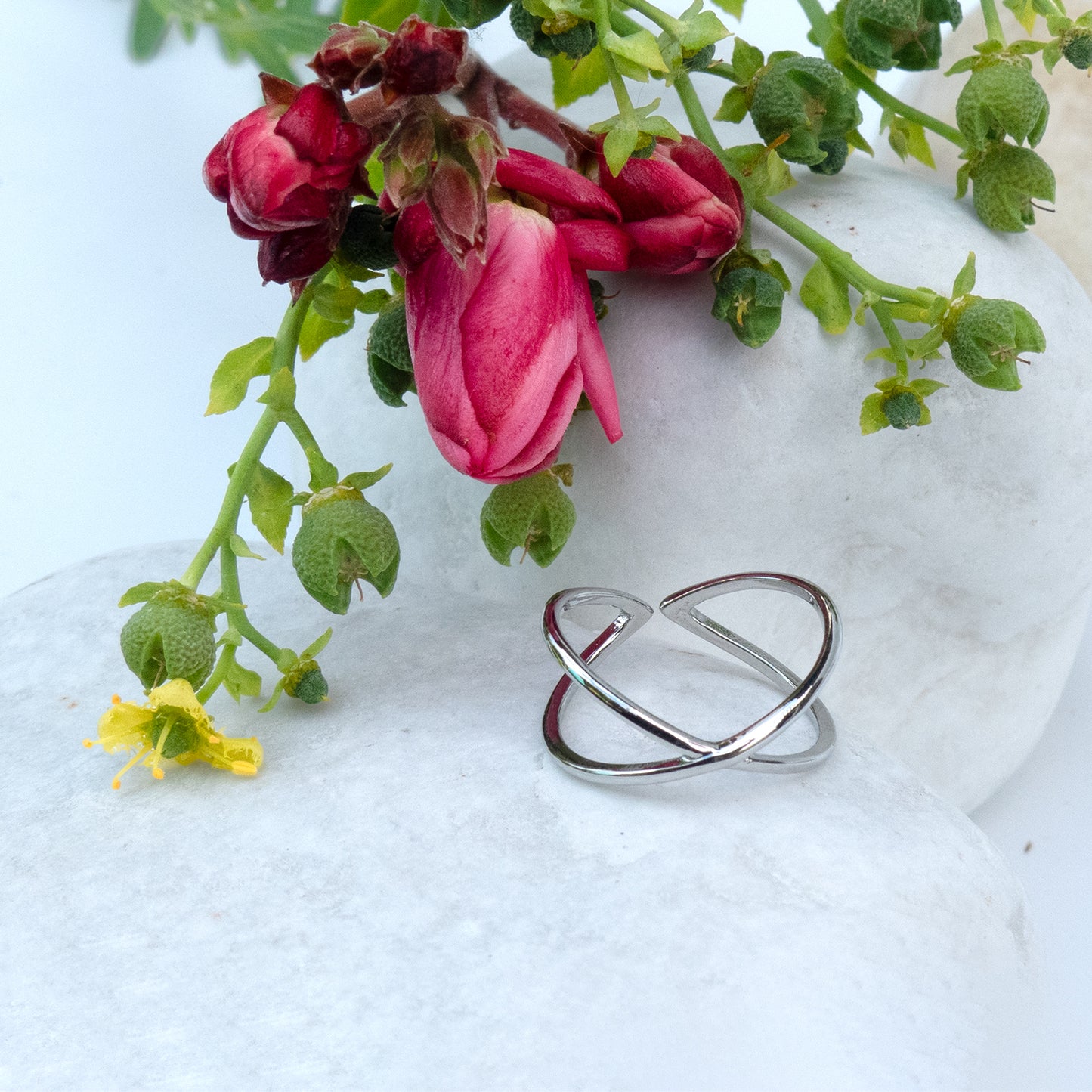 Anillo Cruzado Silver