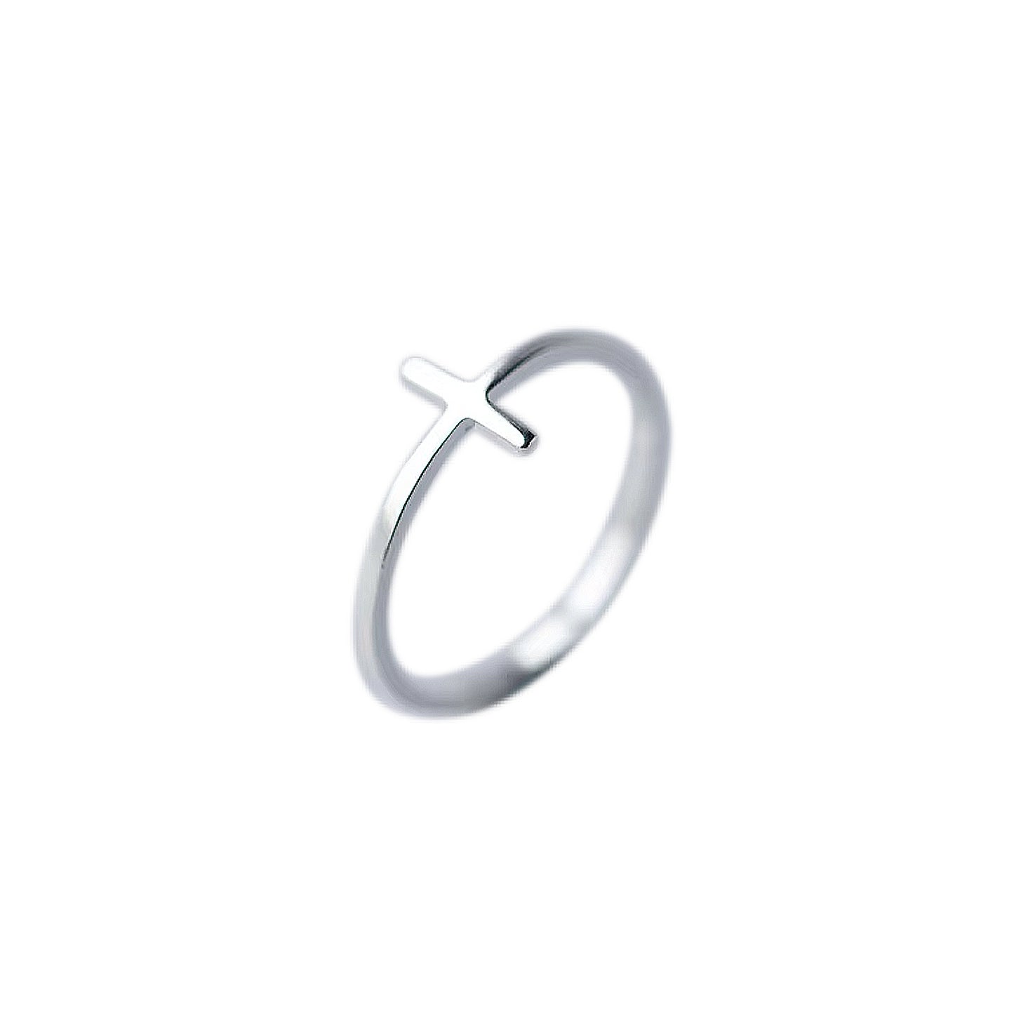 Anillo Cruz Silver