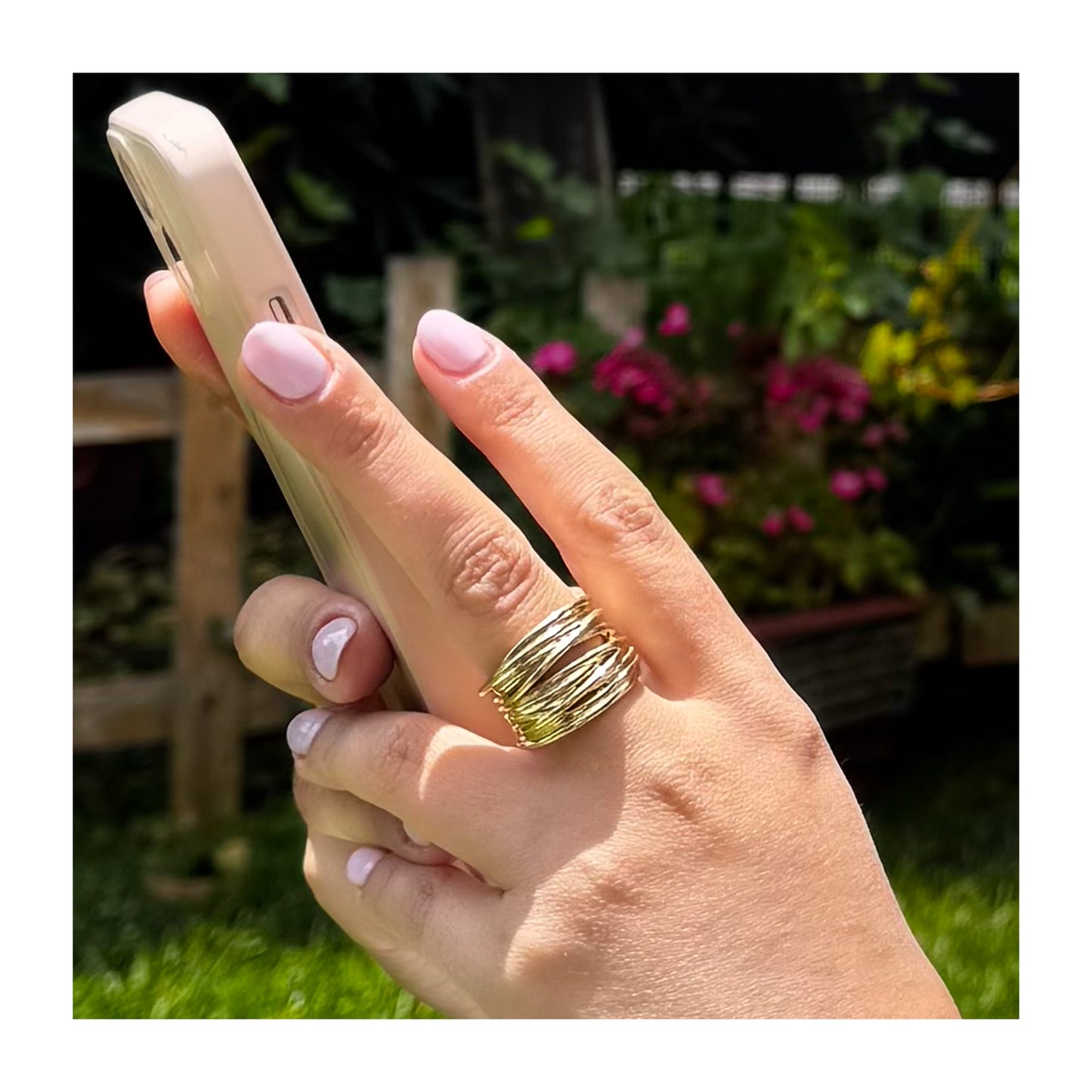 Anillo en Rama Gold