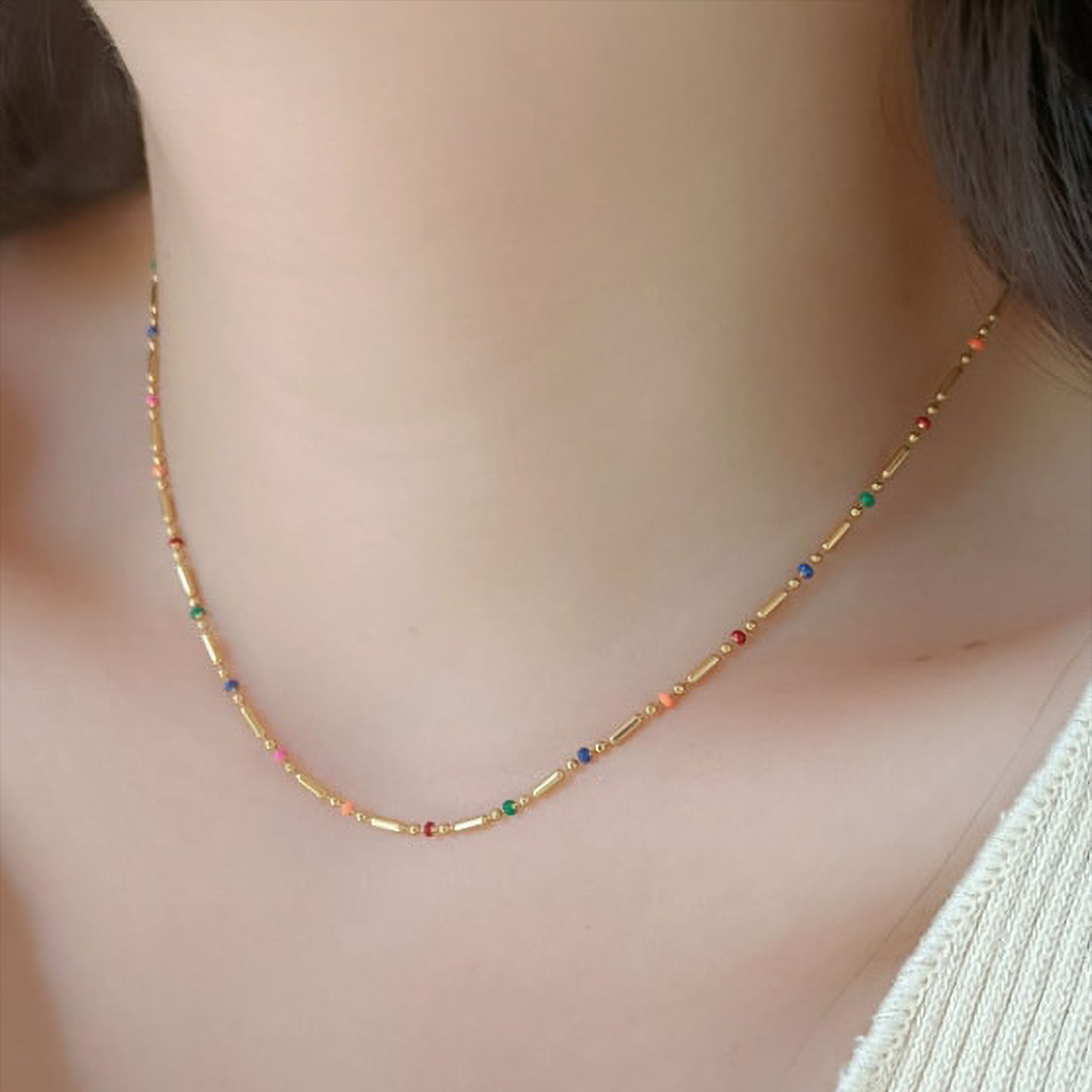 Collar Rainbow Gold