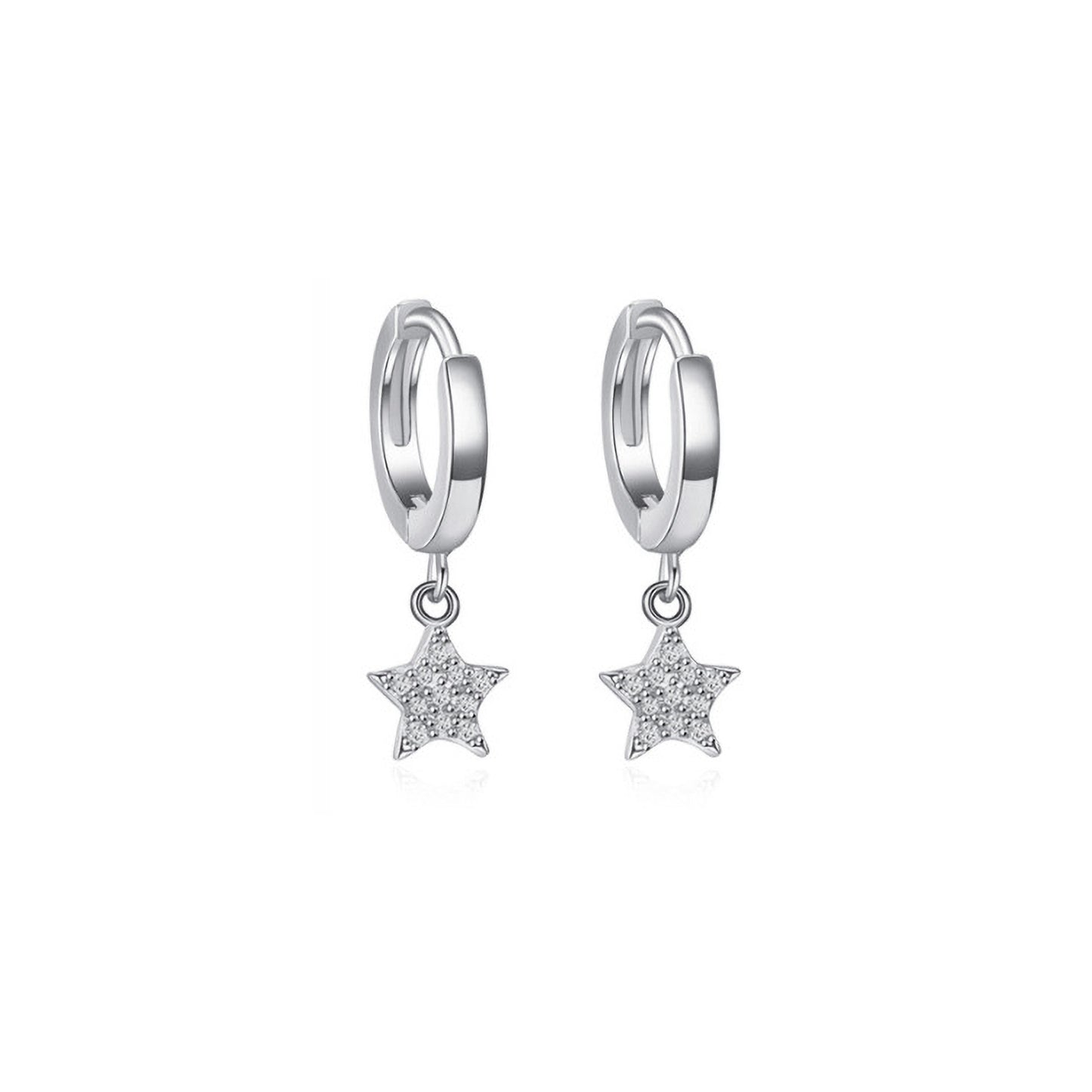 Argolla Estrellas con Circones Silver