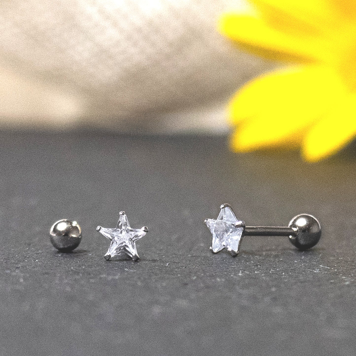 Aros Mini Estrellas