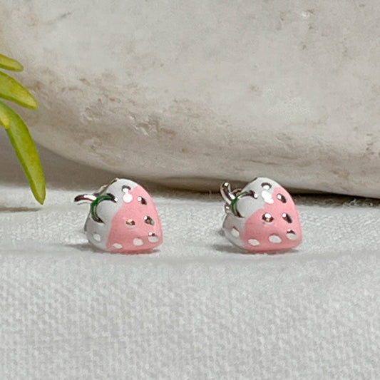 Aros Frutillas Silver