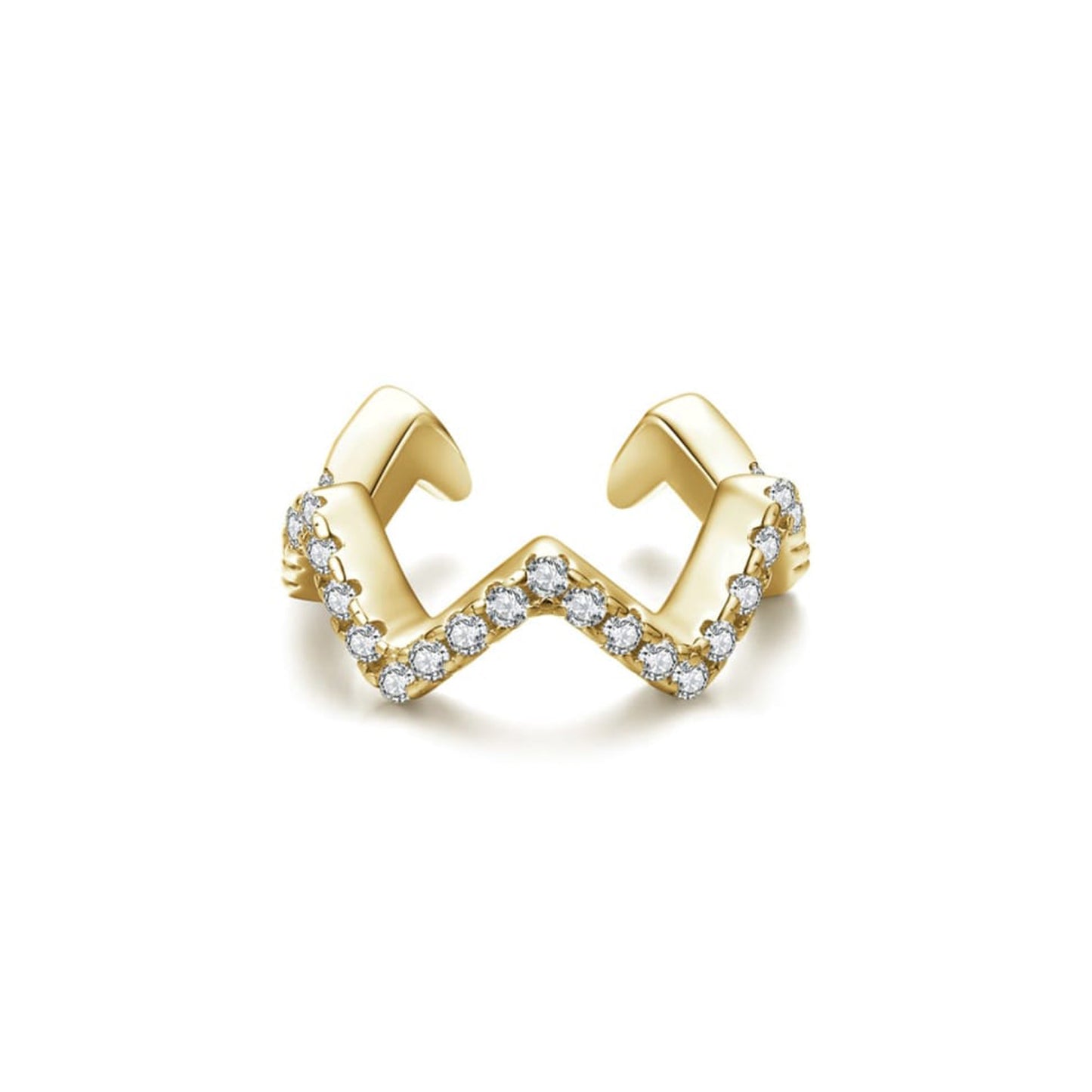 Earcuff Zig Zag Circones Gold